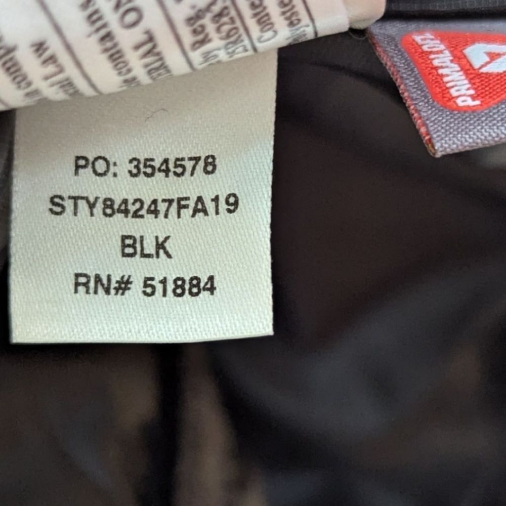 Patagonia x Ebay Embroidered Black Quilted Vest Zip Up Women's XXS STY84247 FA19 - Picture 9 of 9